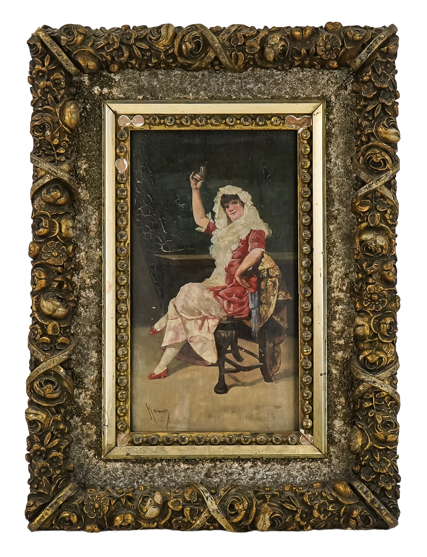 Three early 20th c Romantic Scenes - 4