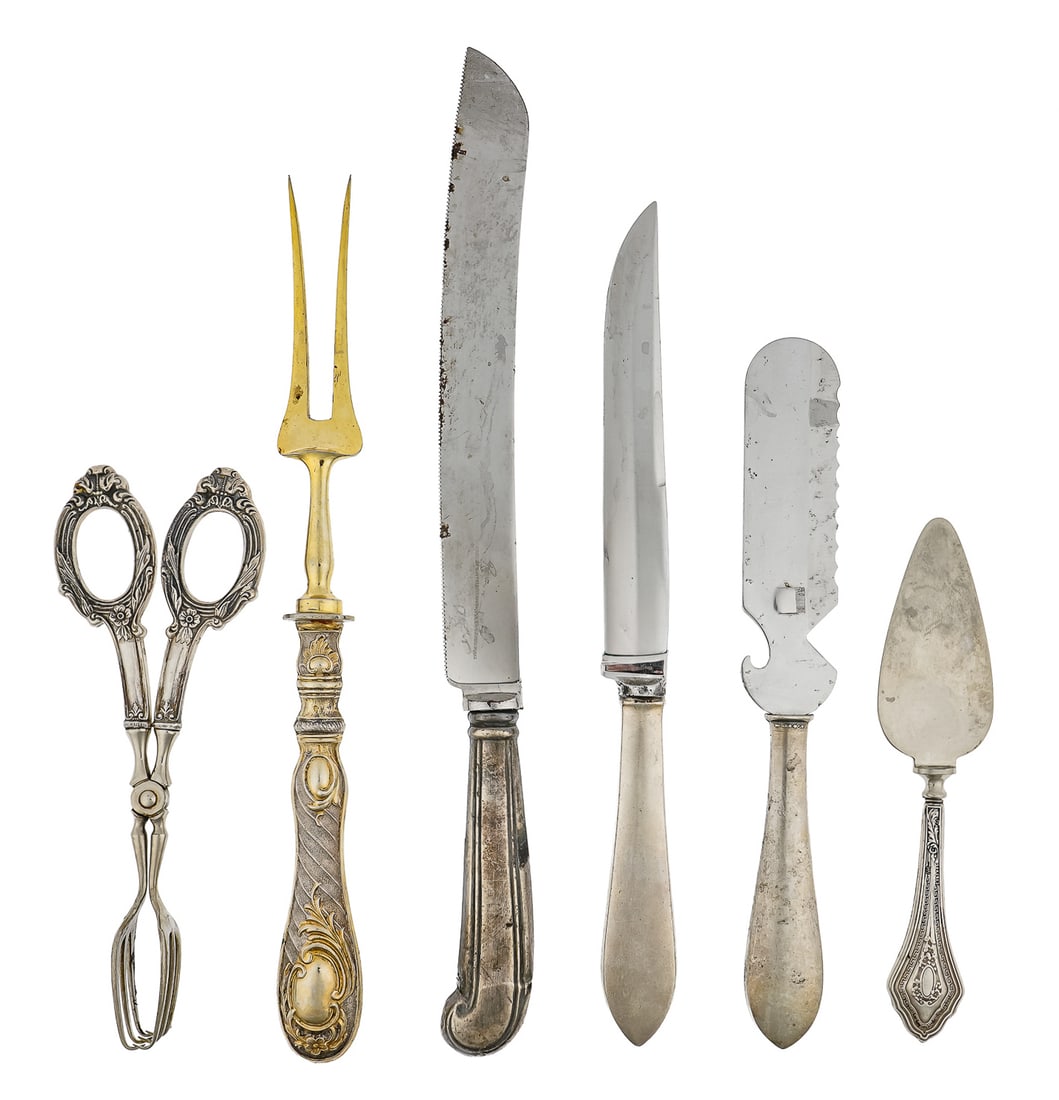 6 pcs. Sterling Silver Handled (1 of 1)