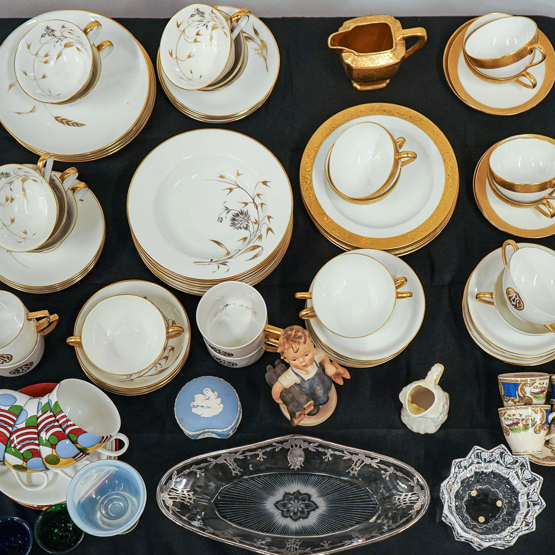 Lot of Glass and China Incl. Tiffany, Orrefors (1 of 1)