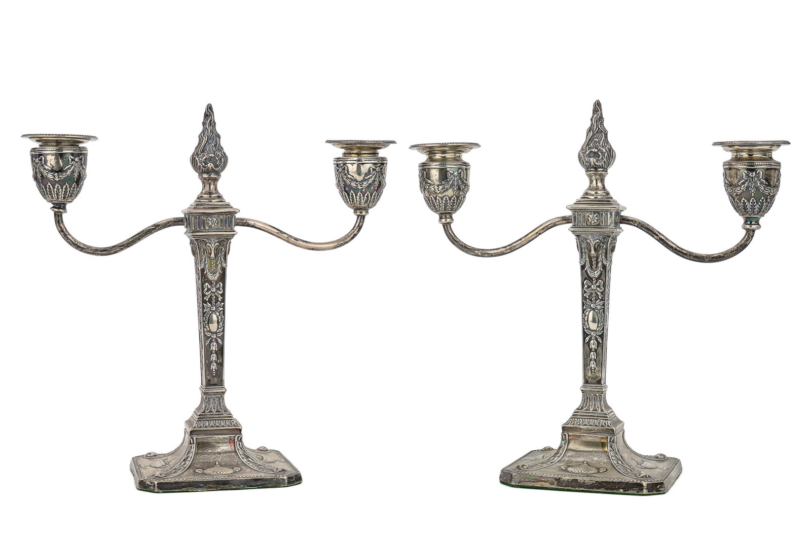 1897 London Sterling Neoclassical Candelabra (1 of 1)