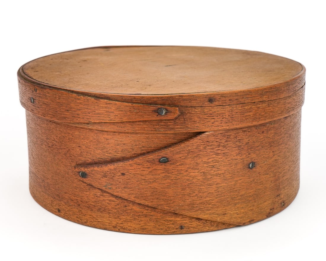 Shaker Round Box with Label - 2