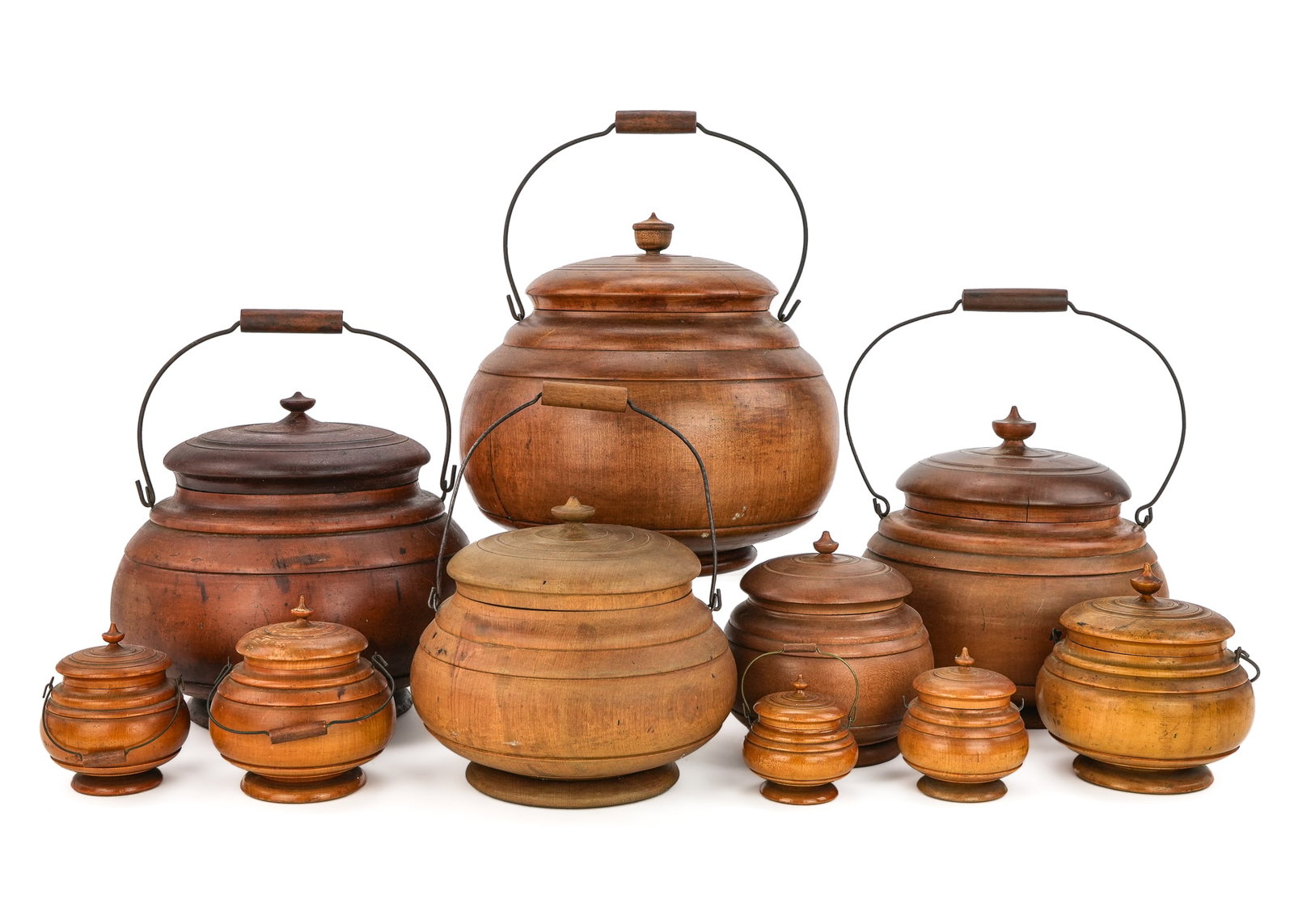 Brown/ Pease Treenware Graduated Set (1 of 1)