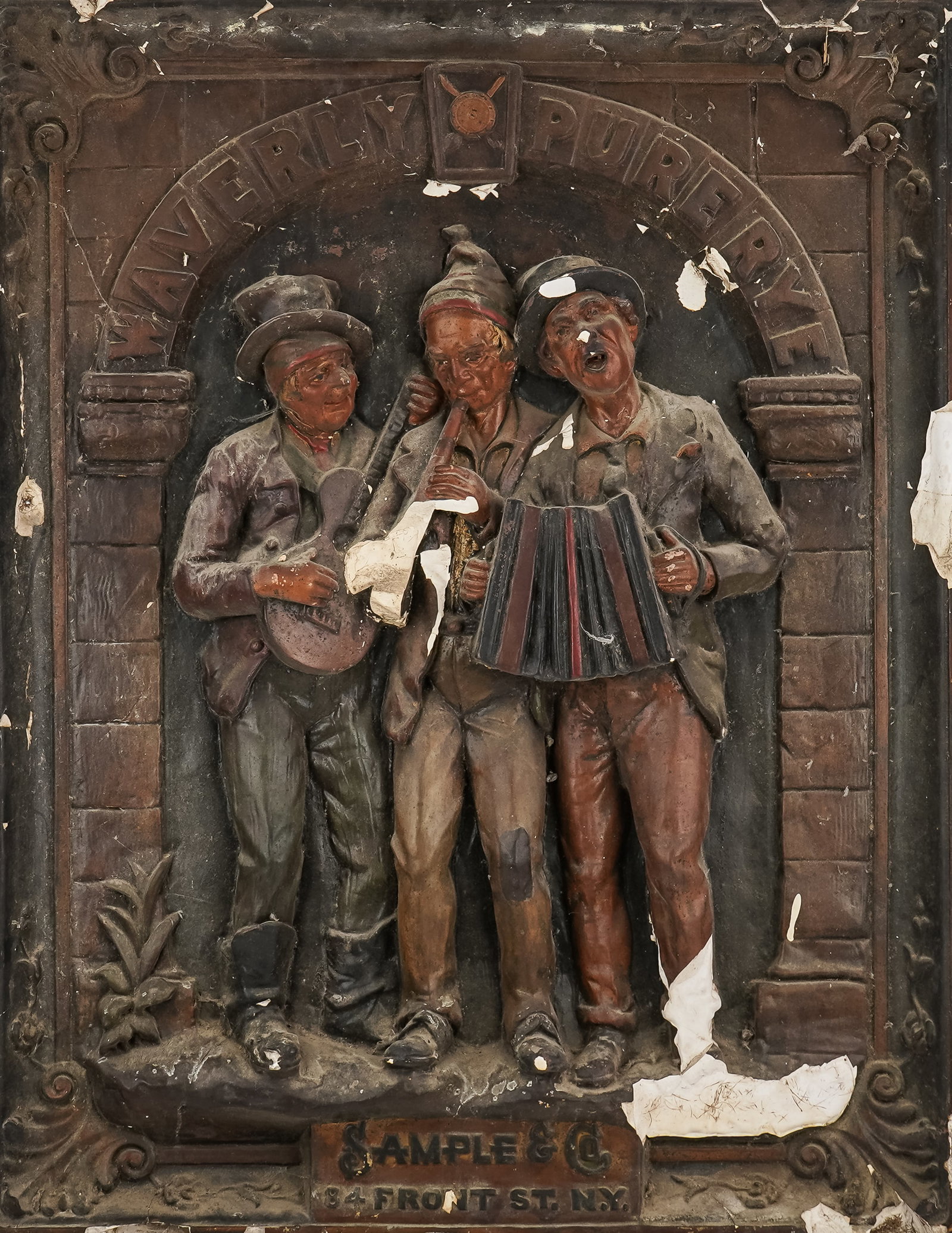 Waverly Pure Rye chalkware plaque - 2