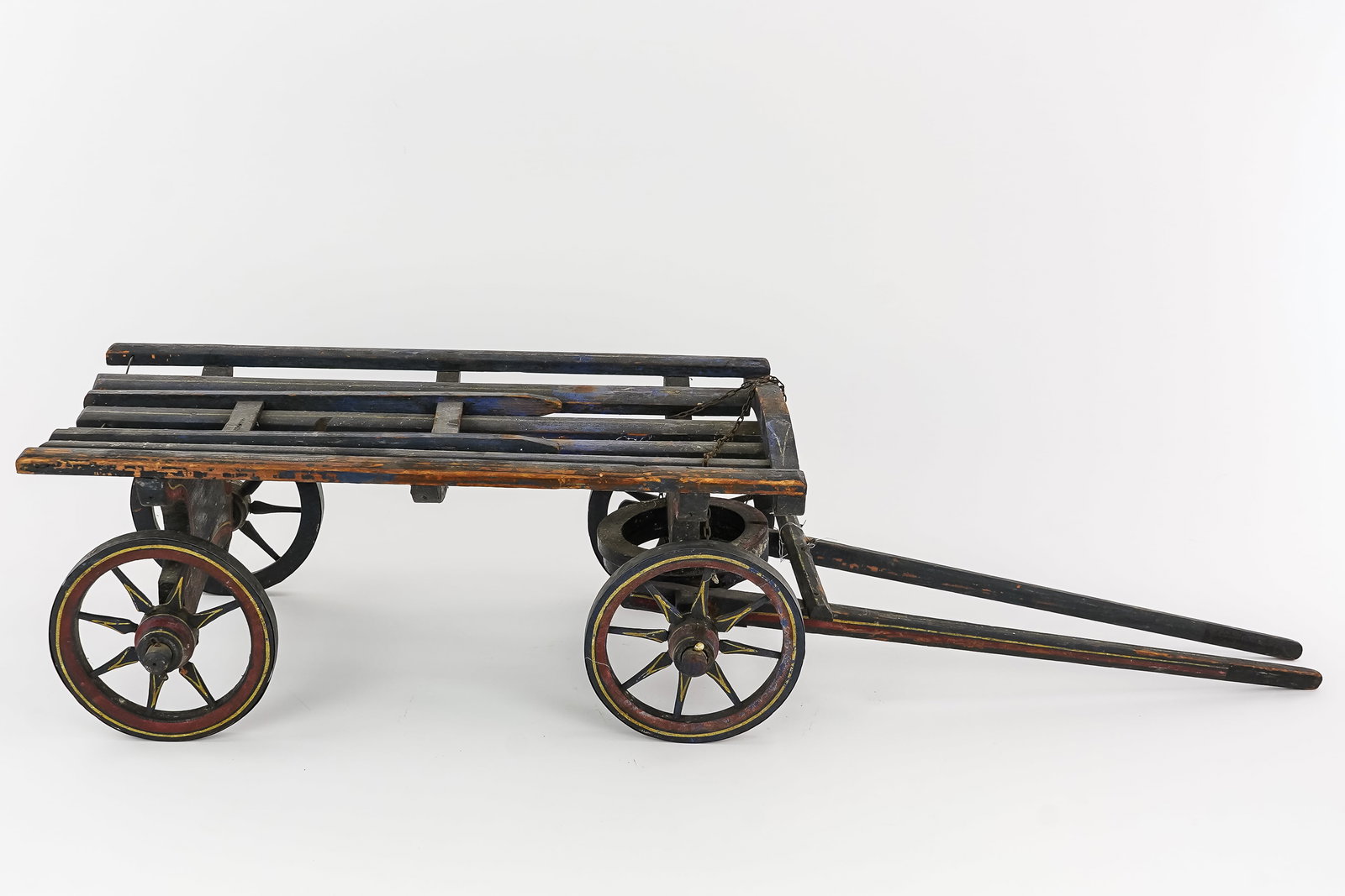 19th c Pull Toy Wagon - 3