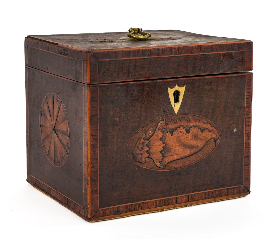 English Georgian Tea Caddy (1 of 1)