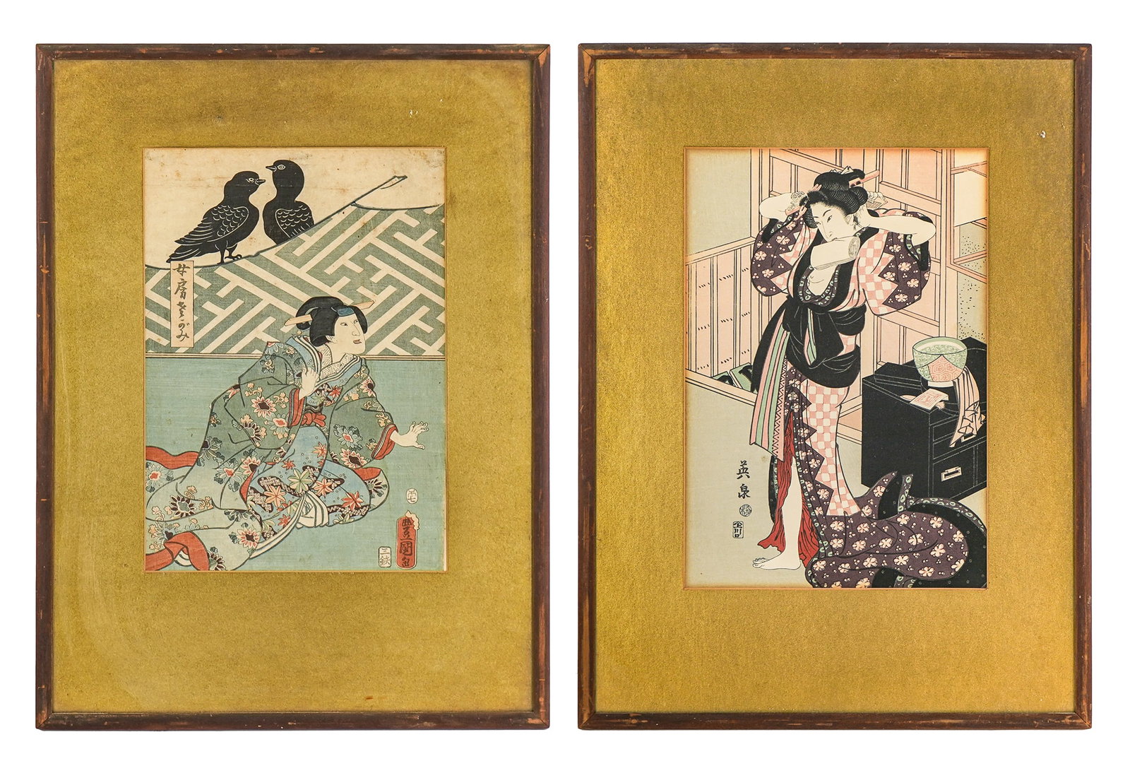 Two Japanese Woodblocks (1 of 3)
