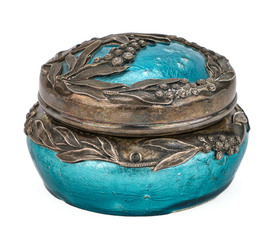 Loetz Austrian Iridescent Art Glass Bowl (1 of 1)