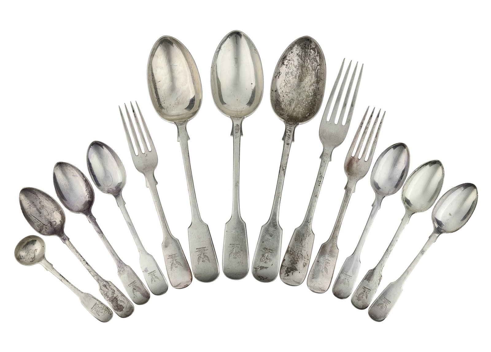 13 pcs. Birks London Sterling Flatware (1 of 3)
