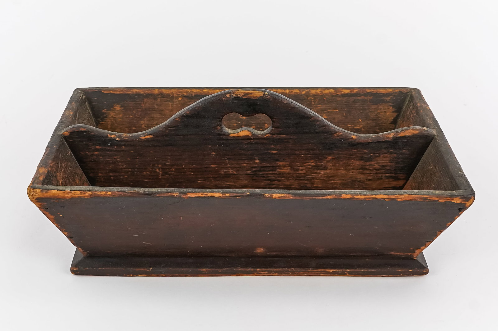 19th c Wall Box, Cricket, Knife Box - 8