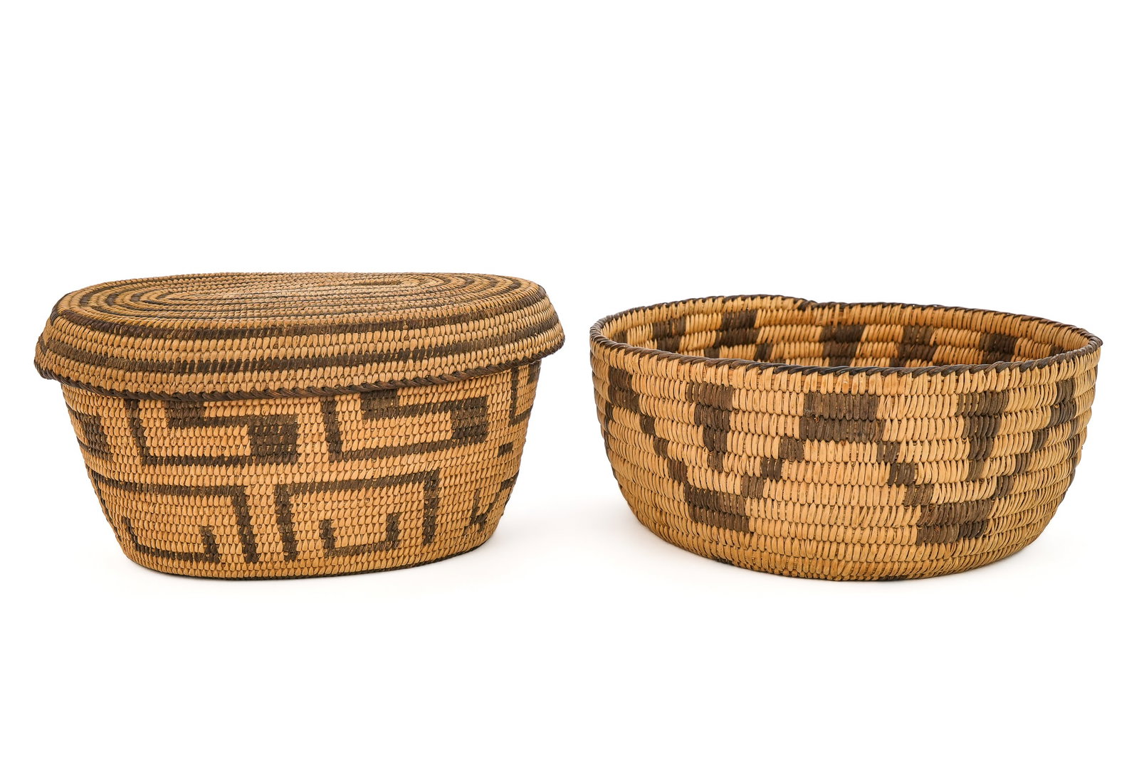 Pima Native American Indian Baskets (1 of 2)