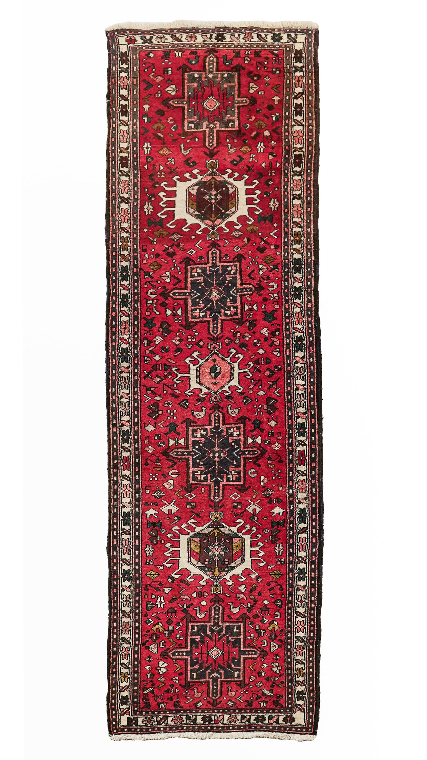 Late 20th c Persian Heriz Runner (1 of 1)
