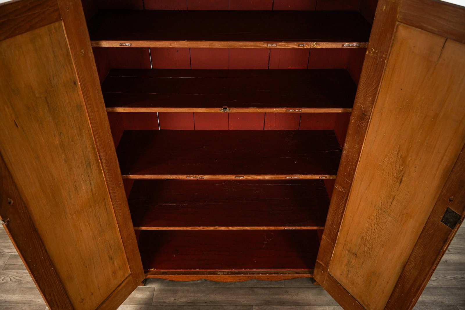19th c Pine Jelly Cupboard - 4