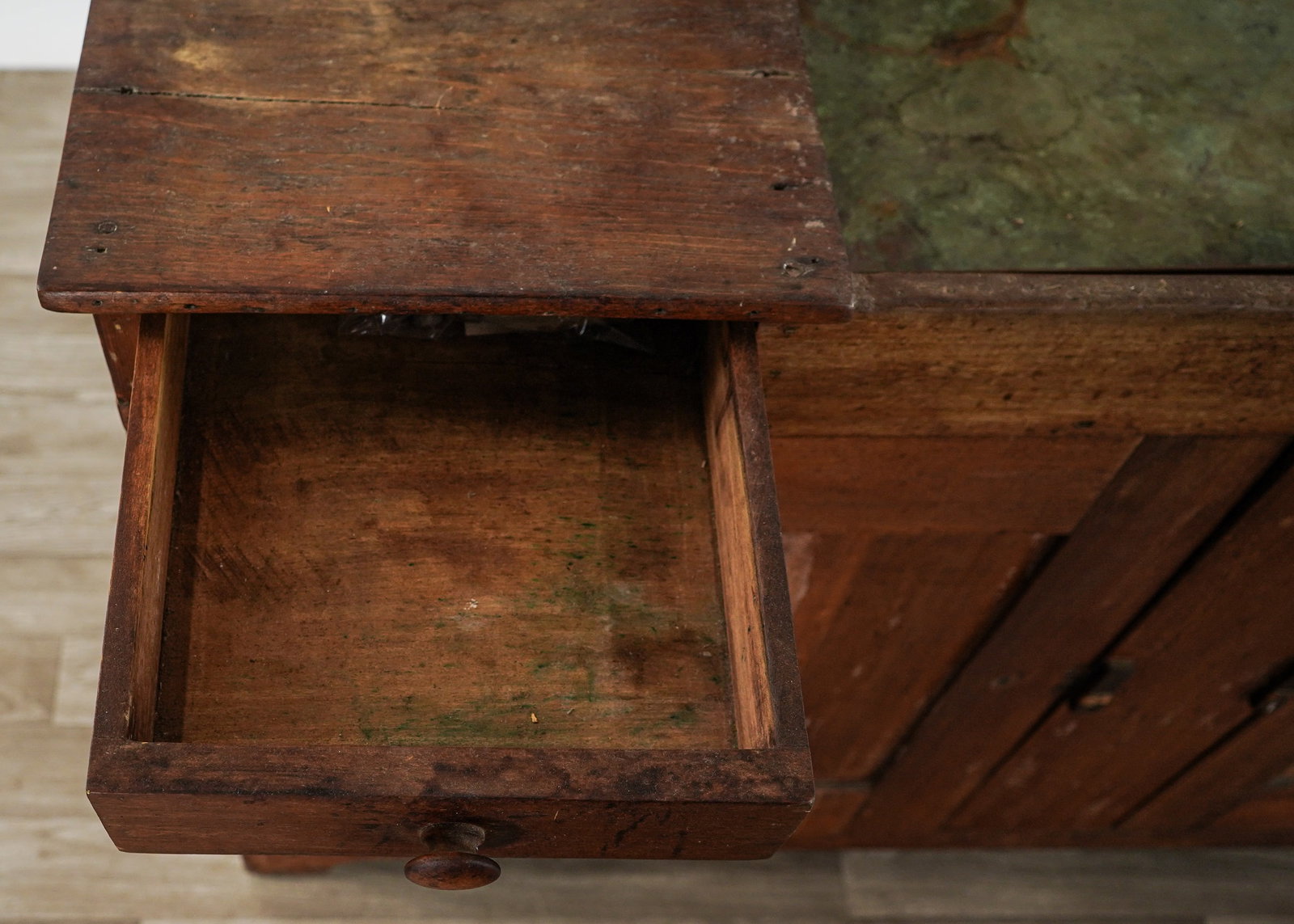 19th c pine Dry Sink - 6
