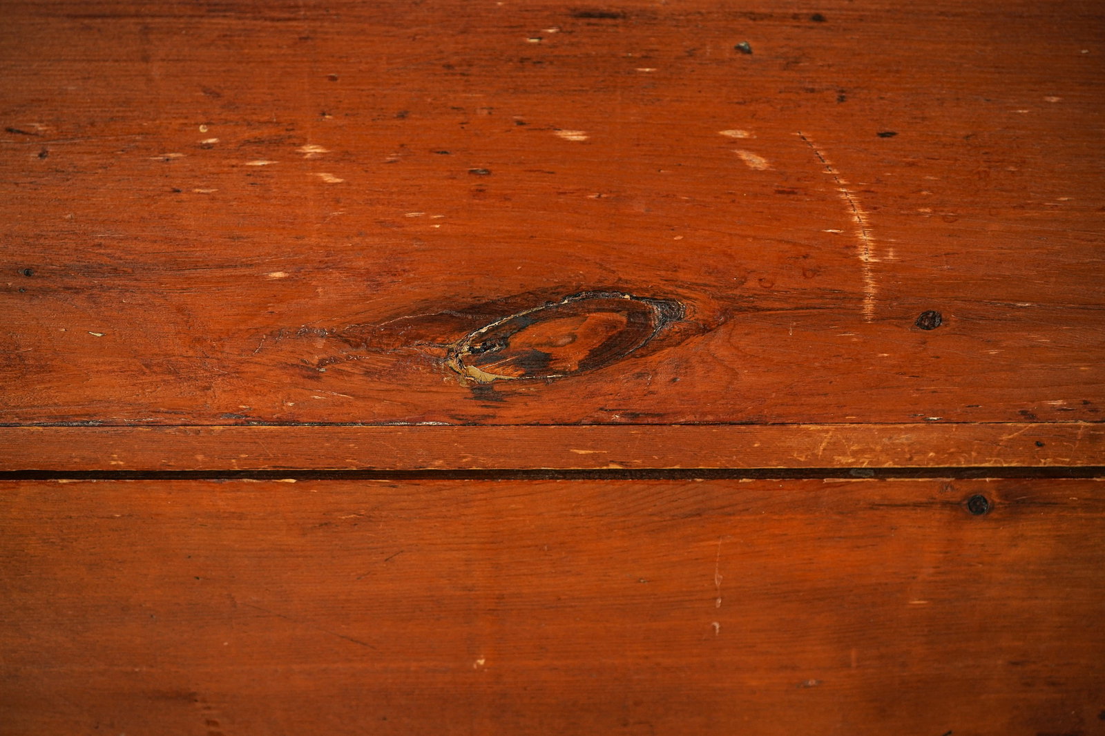 19th c Pine Blanket Box - 5