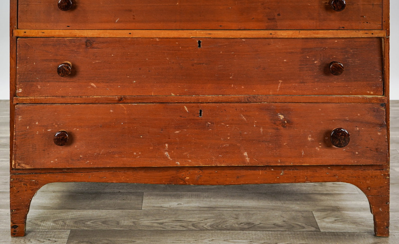 19th c Pine Blanket Box - 8