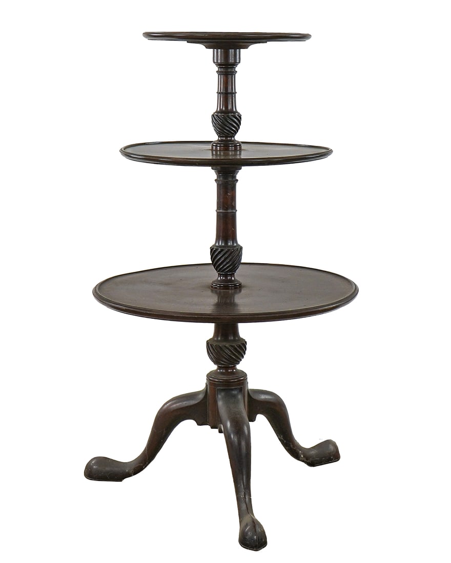 18th c George III Mahogany Dumbwaiter (1 of 1)