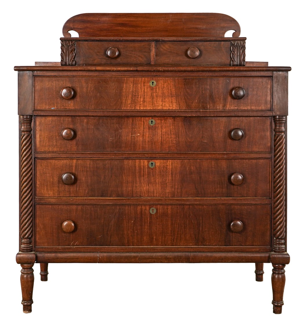 Sheraton Cherry Deck Top Chest (1 of 6)