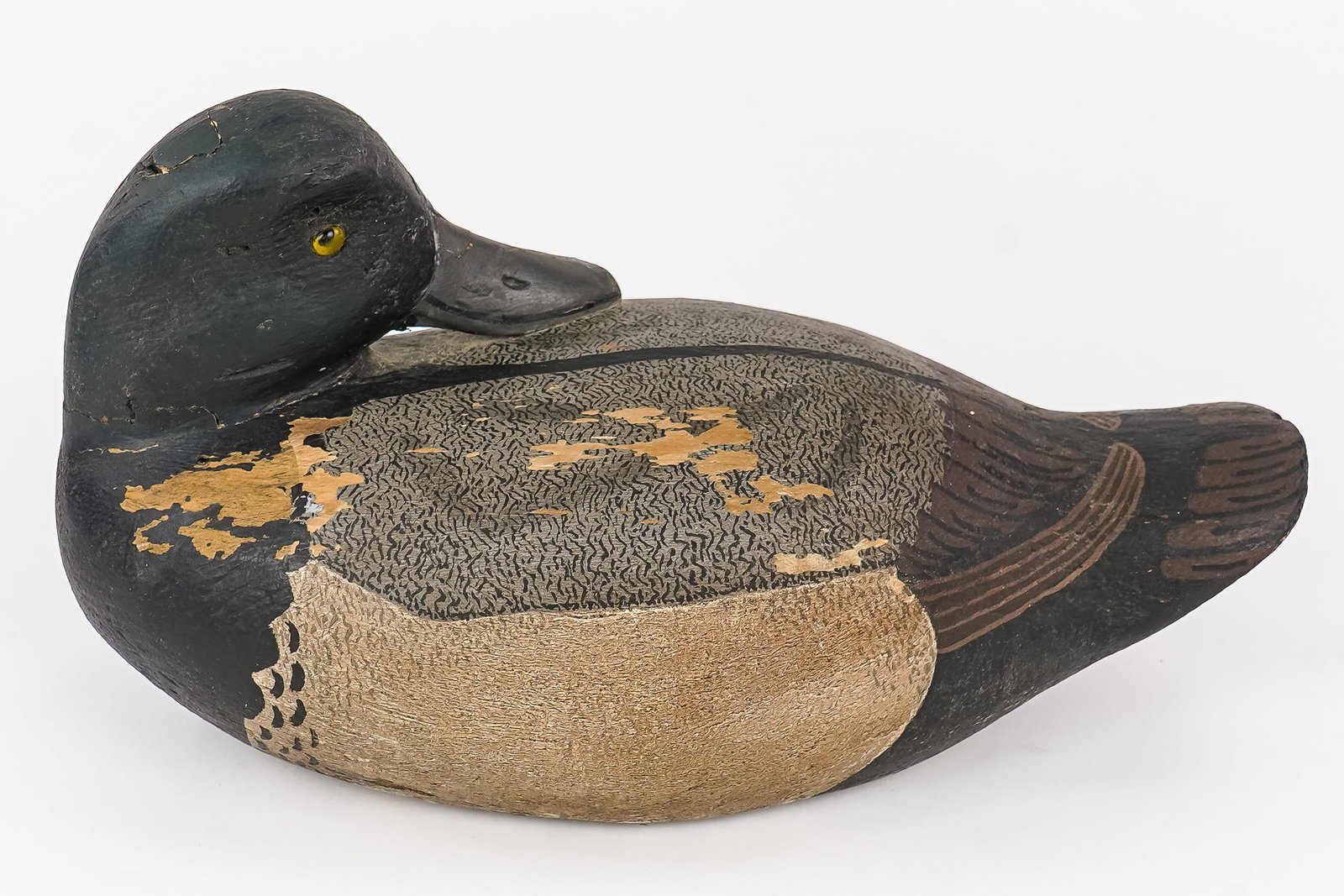 Preening Bluebill Drake Decoy - 4
