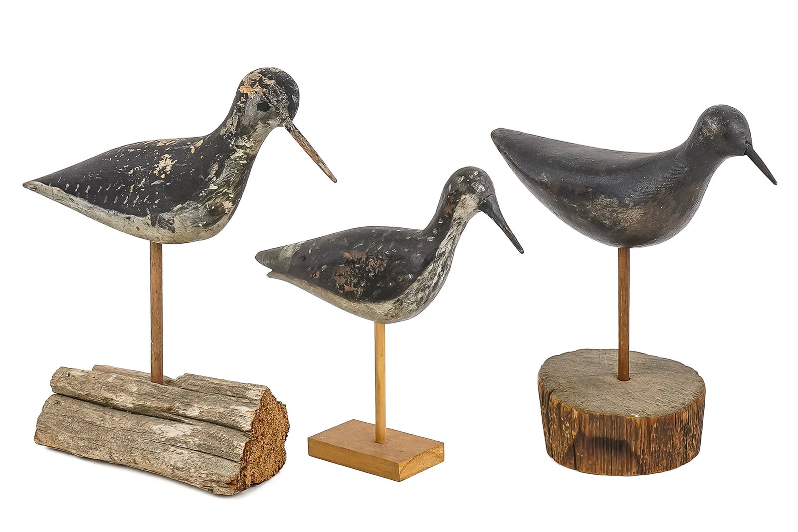 3 Antique Shorebird Decoys (1 of 7)