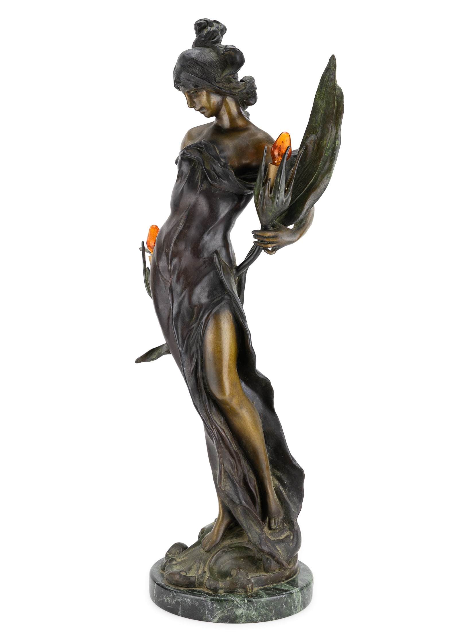 After Pierre Roche Figural Table Lamp - 2