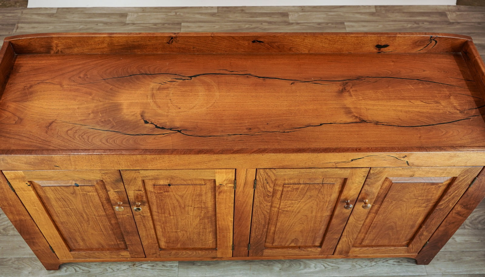 Custom Built Walnut Dry Sink - 5