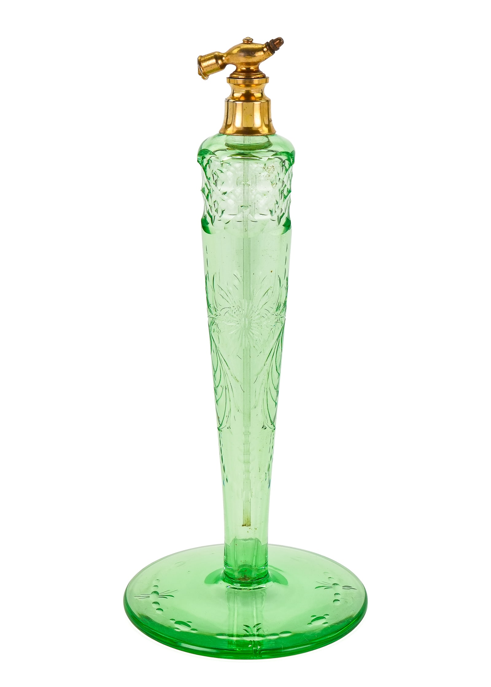 Hawkes Green Wheel Engraved Atomizer (1 of 6)