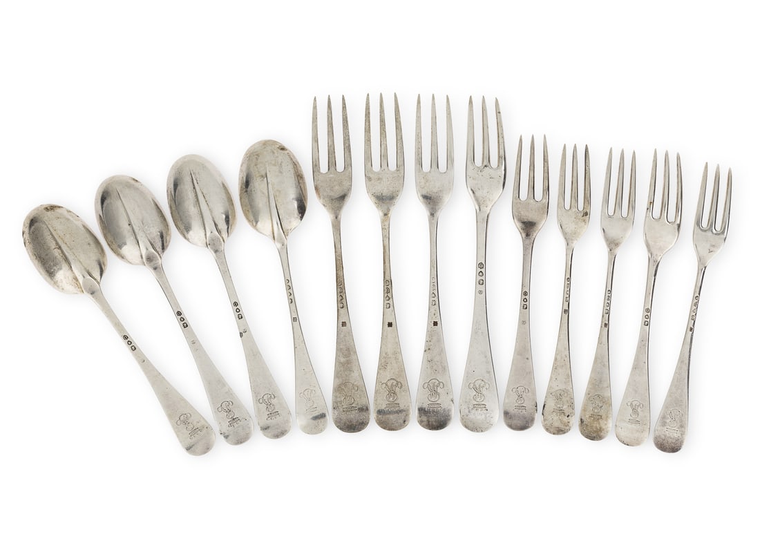 13 pcs. London Sterling Flatware - 2