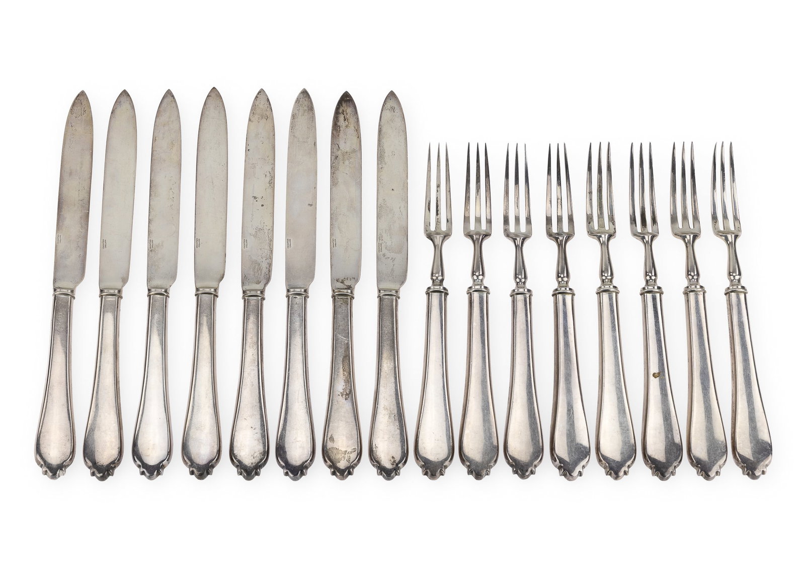 16 pcs. Crichton London Sterling Flatware (1 of 4)