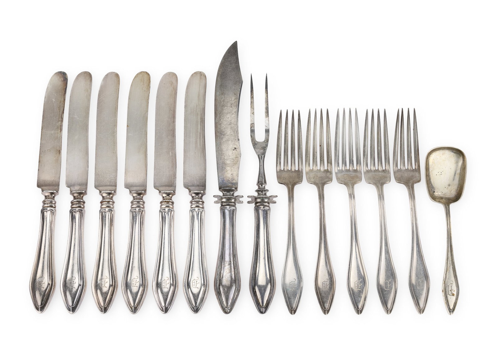 14 pcs. Towle Mary Chilton Sterling Flatware (1 of 4)