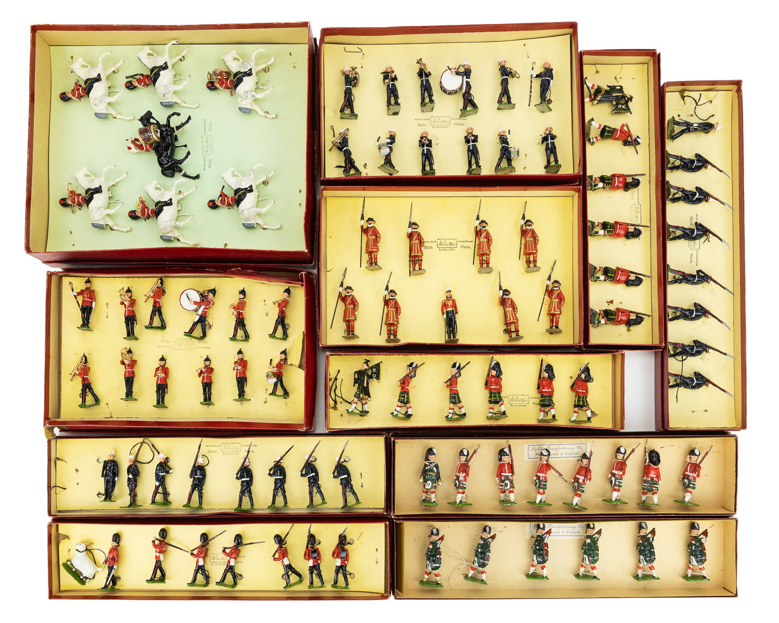 Eleven W. Britain Soldiers Sets (1 of 14)