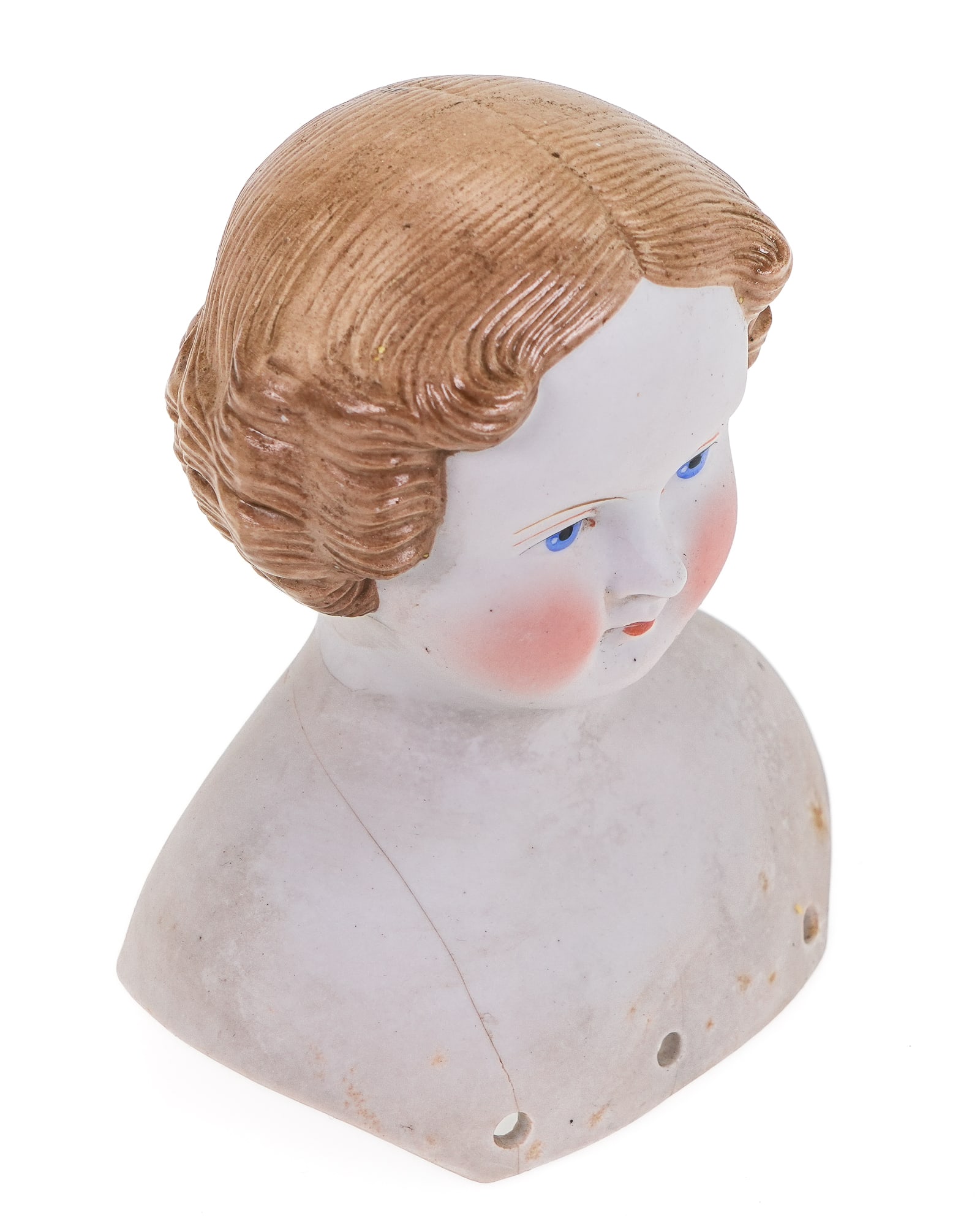 Mid 19th c Parian Bisque Dolls - 3