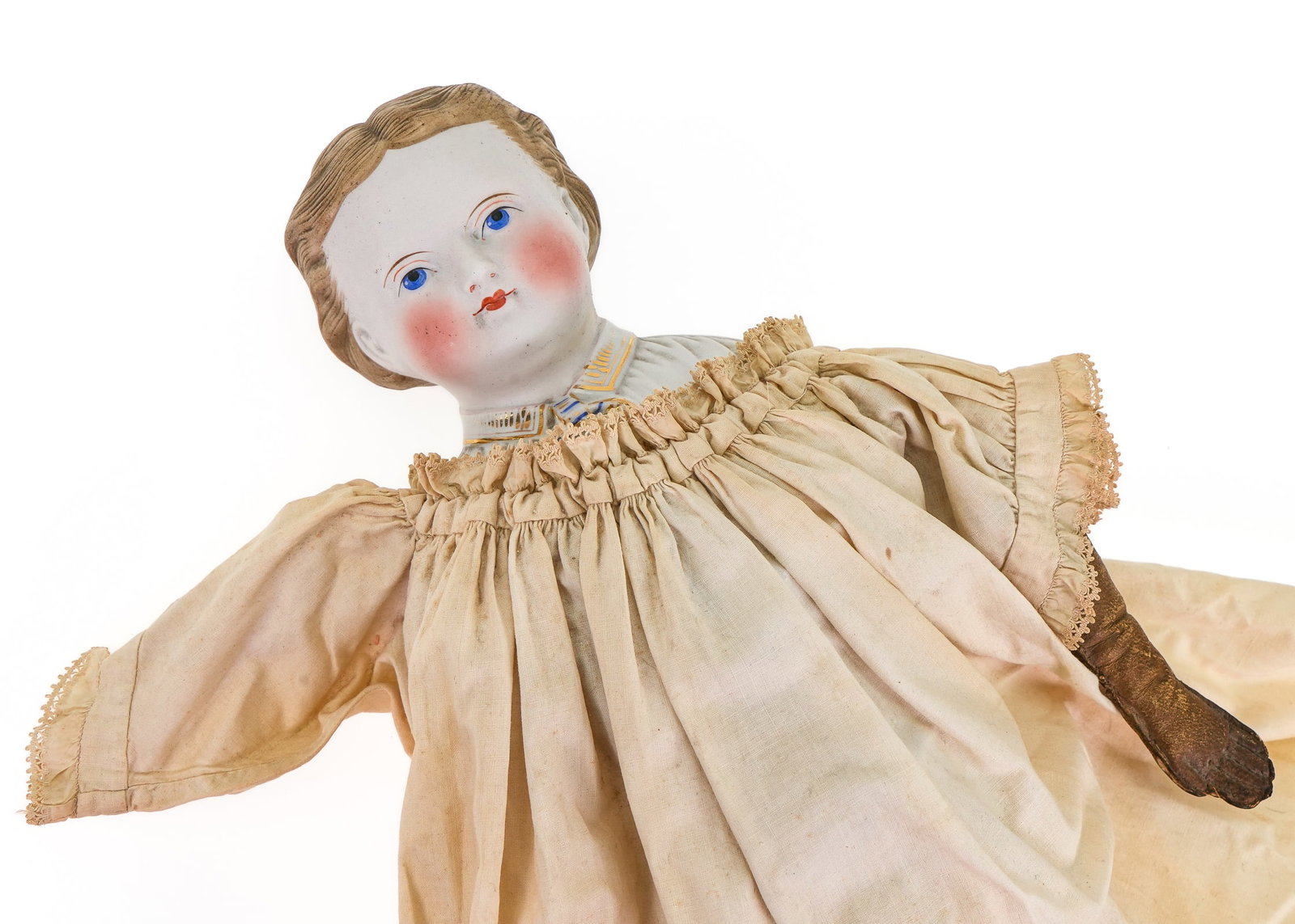 Mid 19th c Parian Bisque Dolls - 6