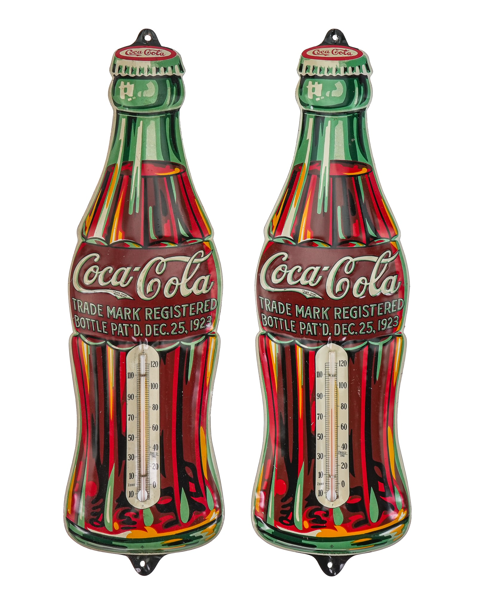 1923 Coca Cola Advertising Thermometers (1 of 1)