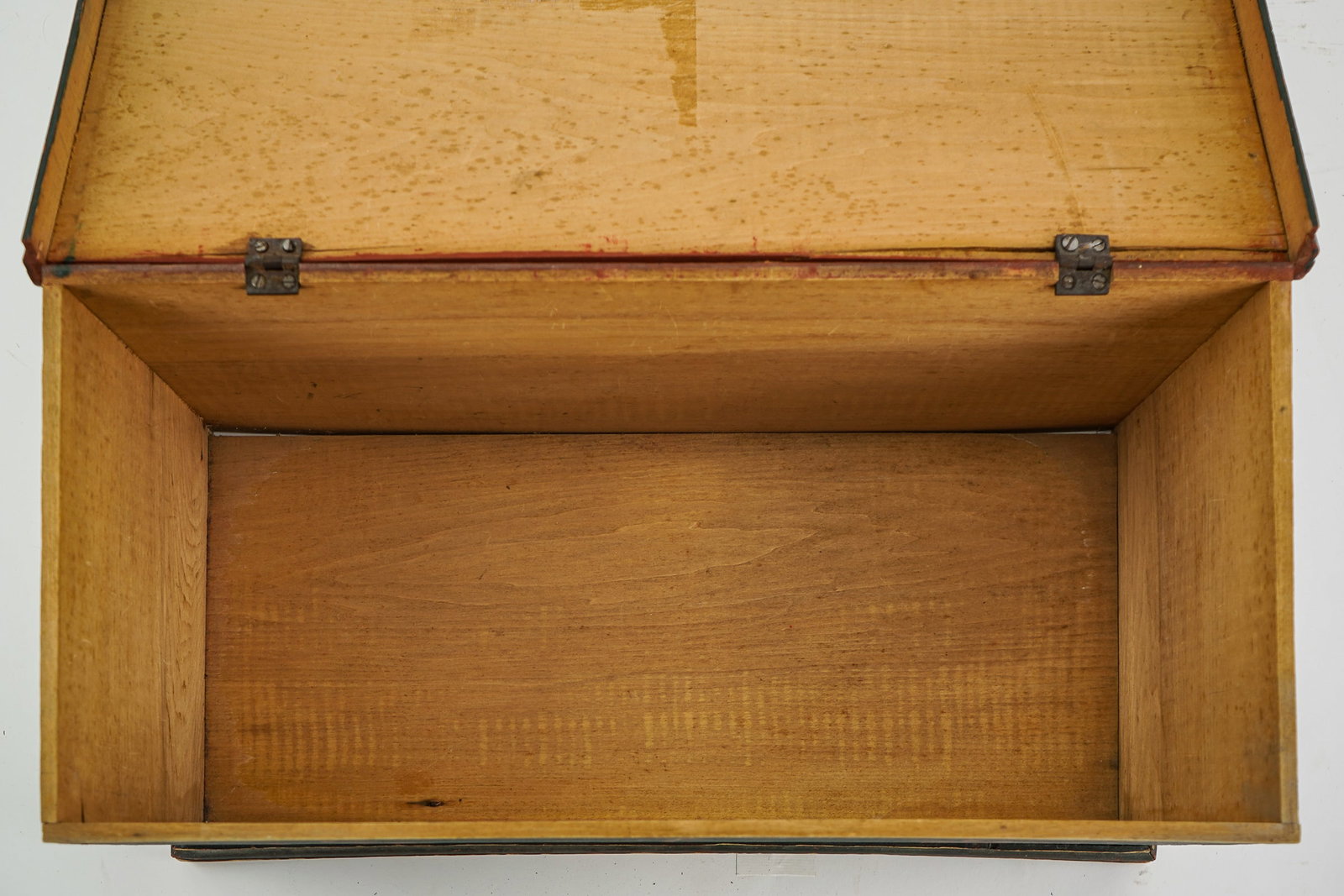 Small 19th c Paint Decorated Blanket Box - 4