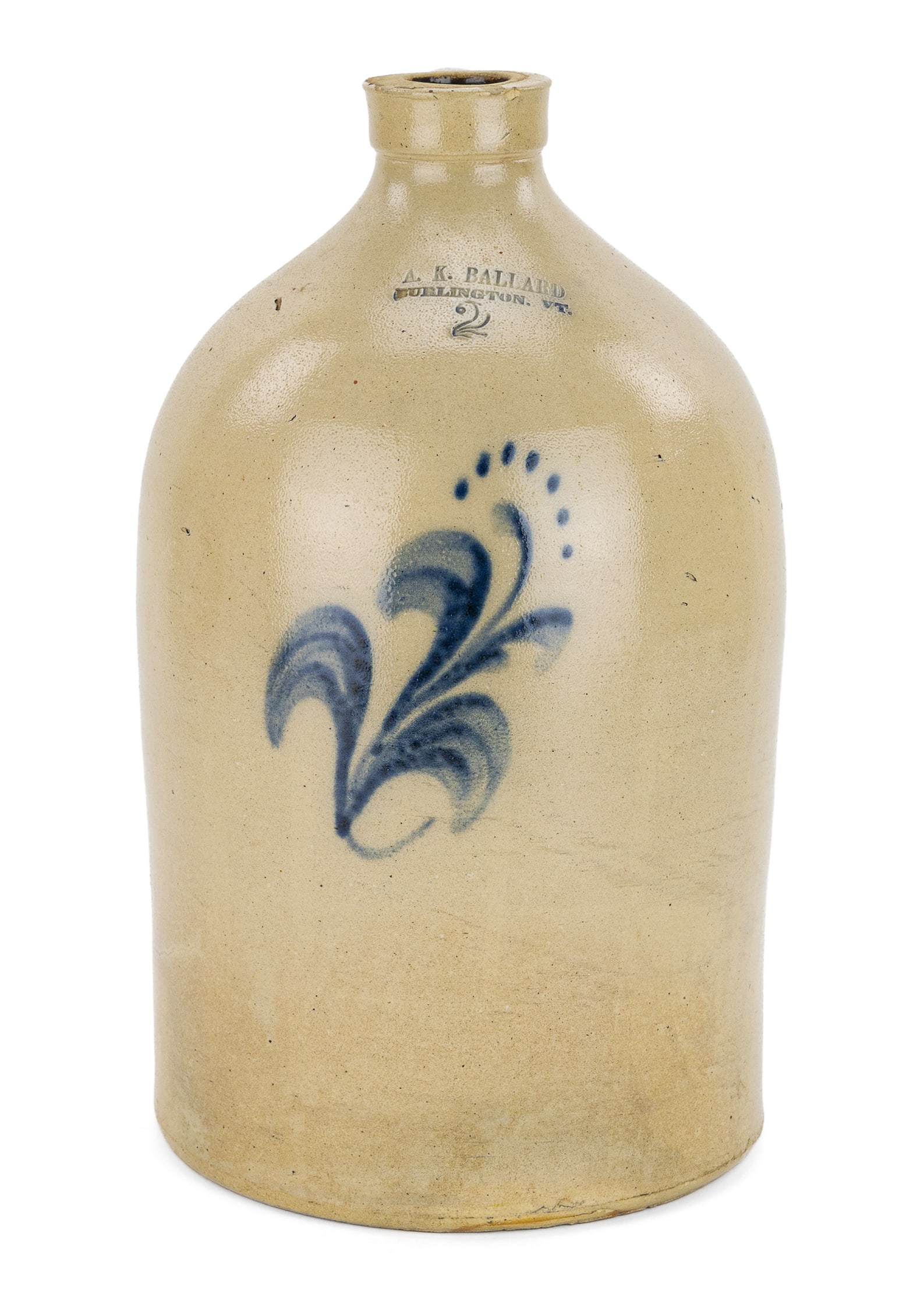 Ballard, Burlington Blue Decorated Jug (1 of 12)