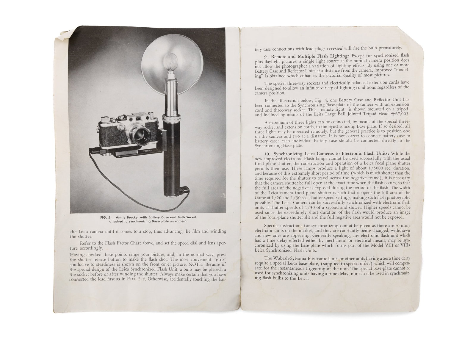 Leica Synchronized Flash Unit - 8