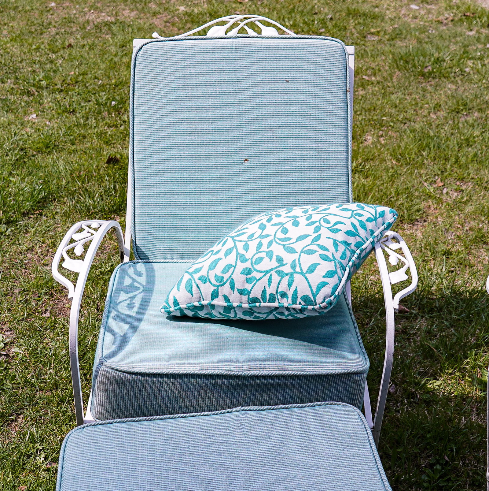 Iron Patio Settee, Armchairs, Stools - 2