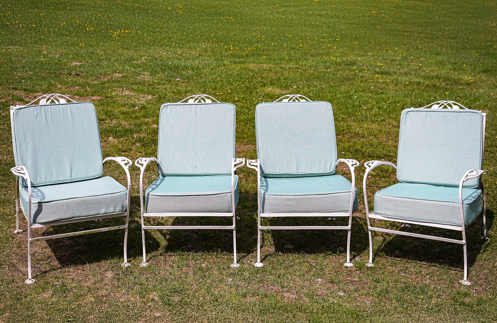 Four Iron Patio Lounge Chairs (1 of 3)