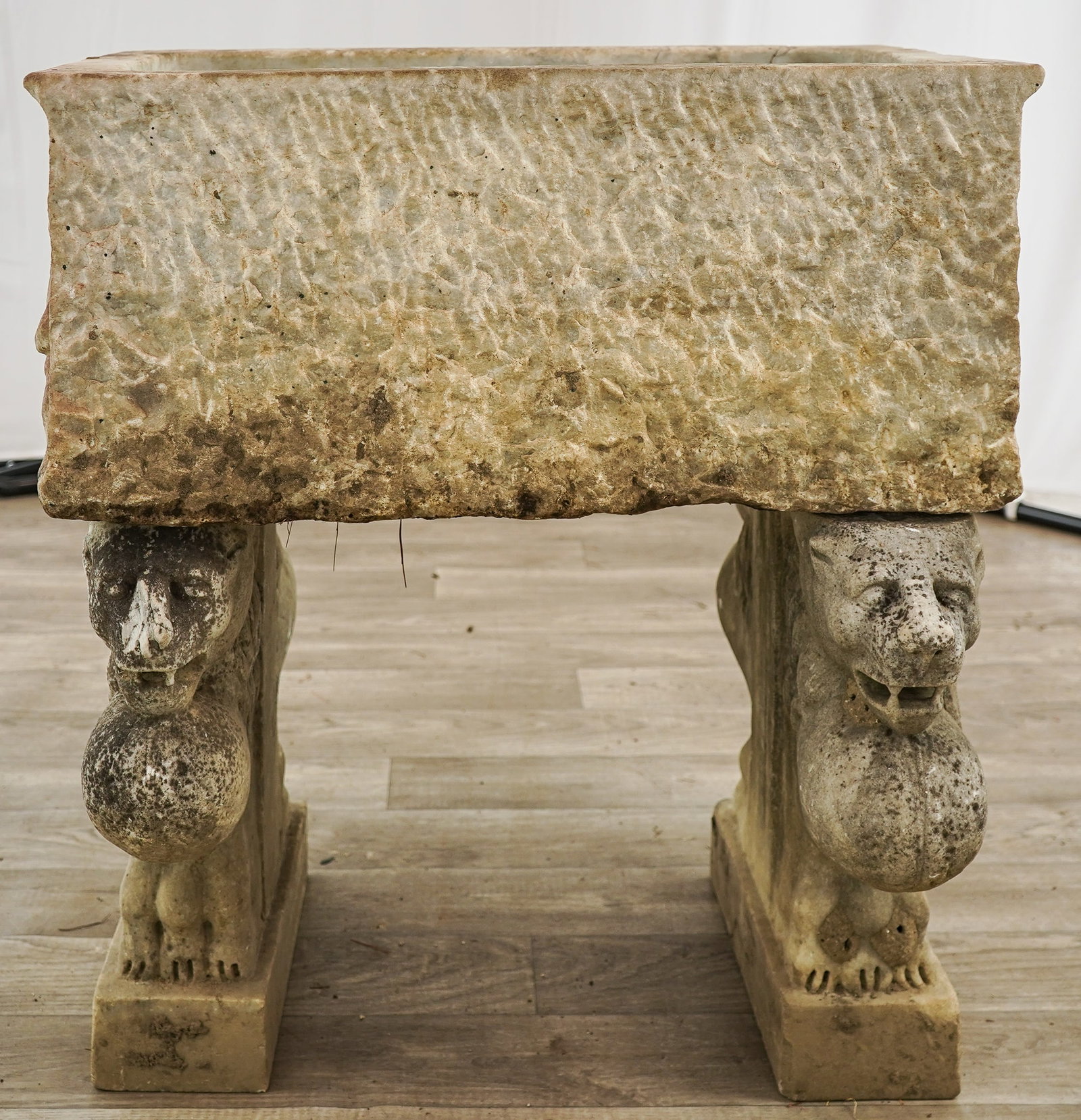 Etruscan Style Marble Planter - 8