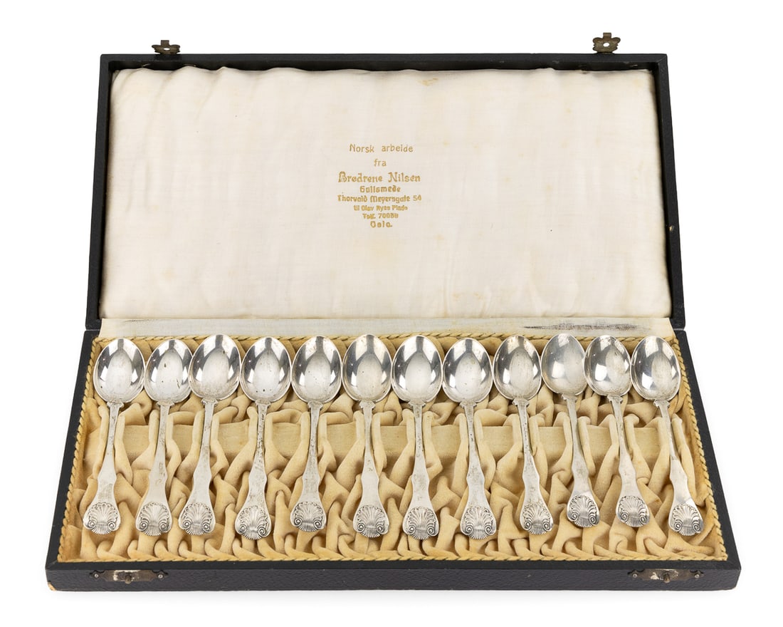 Twelve 830 Silver Cased Demitasse Spoons (1 of 6)