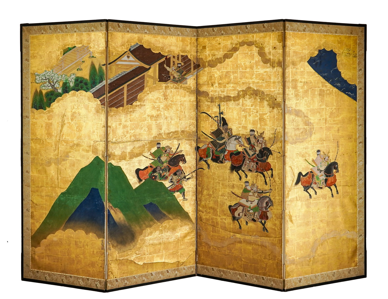 Japanese Edo Period Folding Screen (1 of 6)