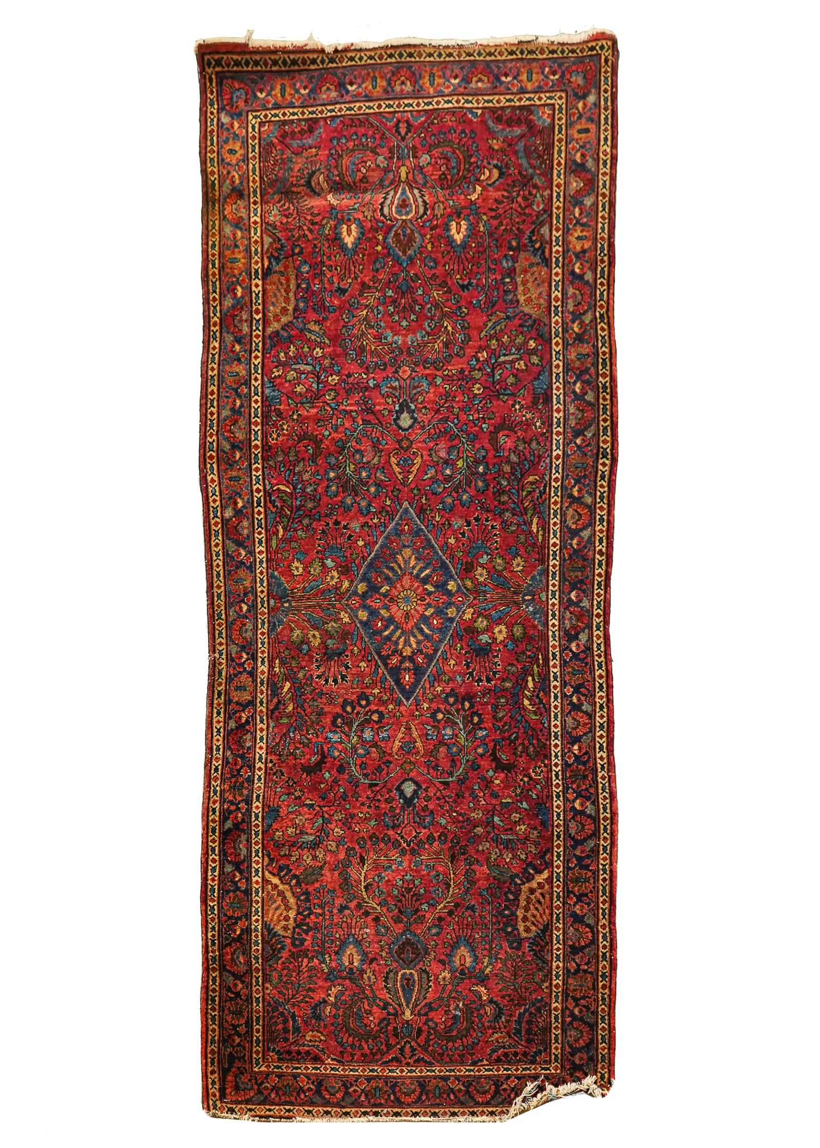 Early 20th c Persian Sarouk Runner (1 of 4)