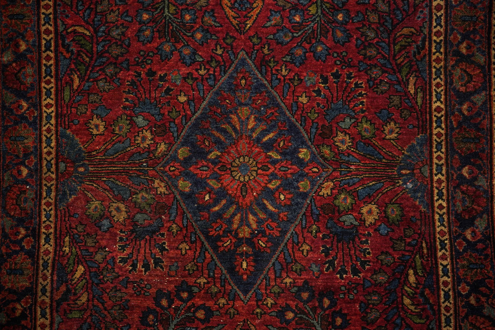 Early 20th c Persian Sarouk Runner - 2