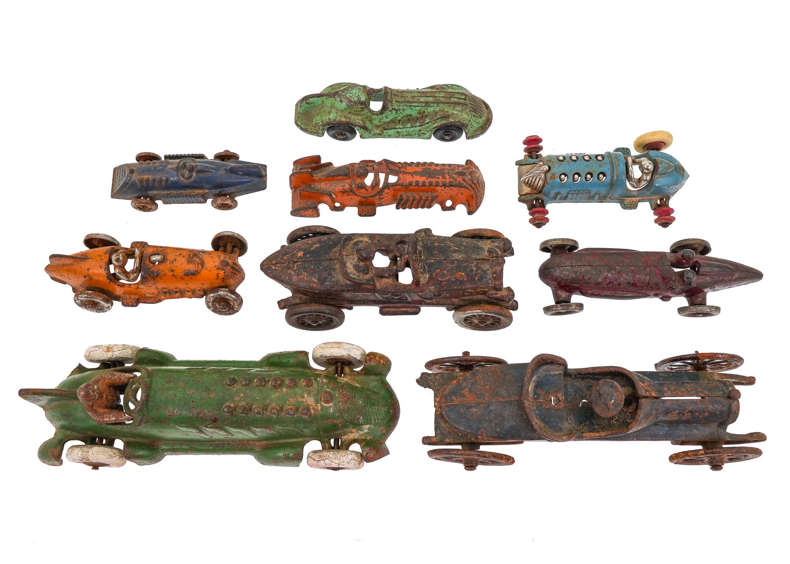 Vintage Cast Iron Race Cars (1 of 1)