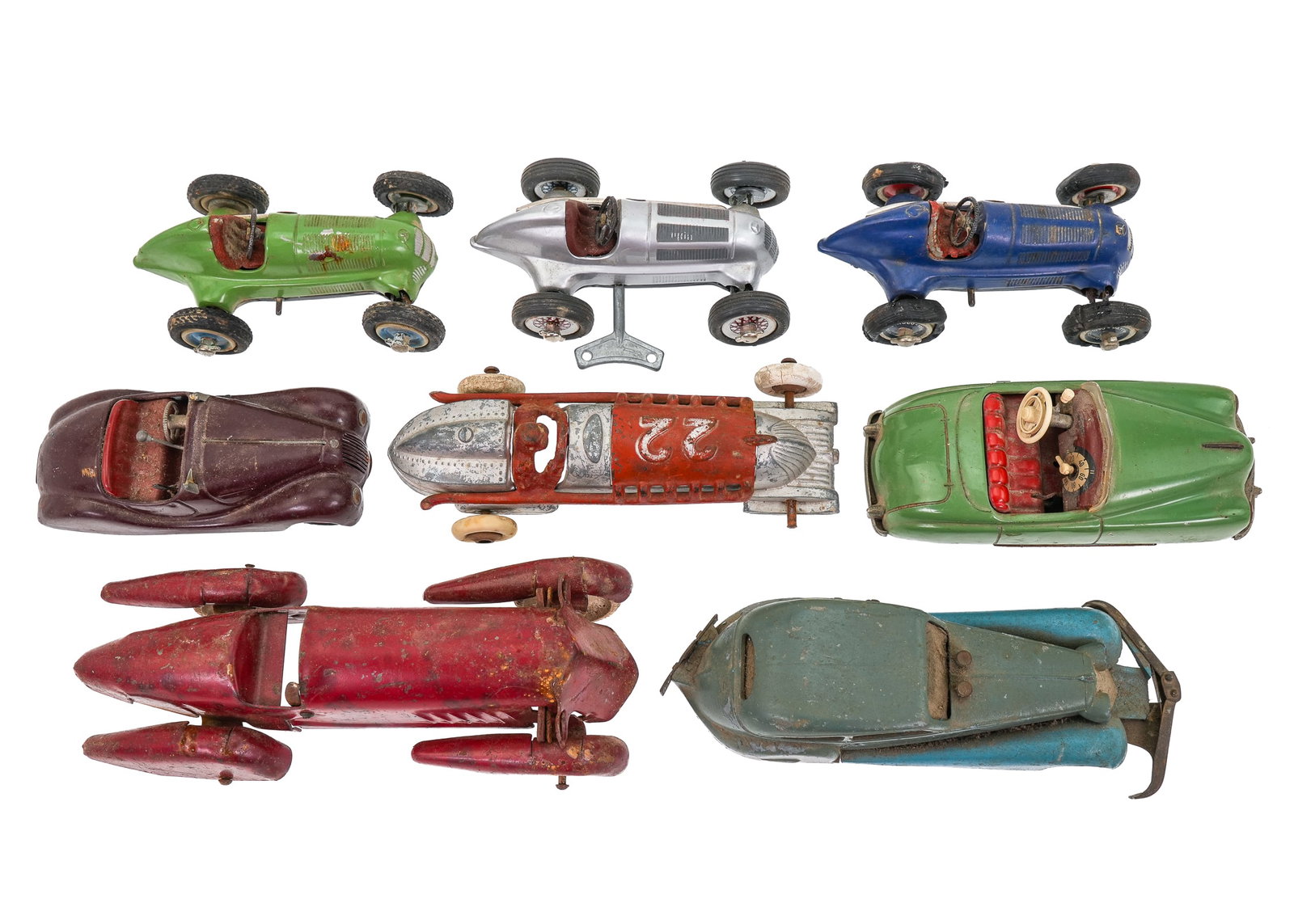 Vintage Cast Iron Race Cars (1 of 1)