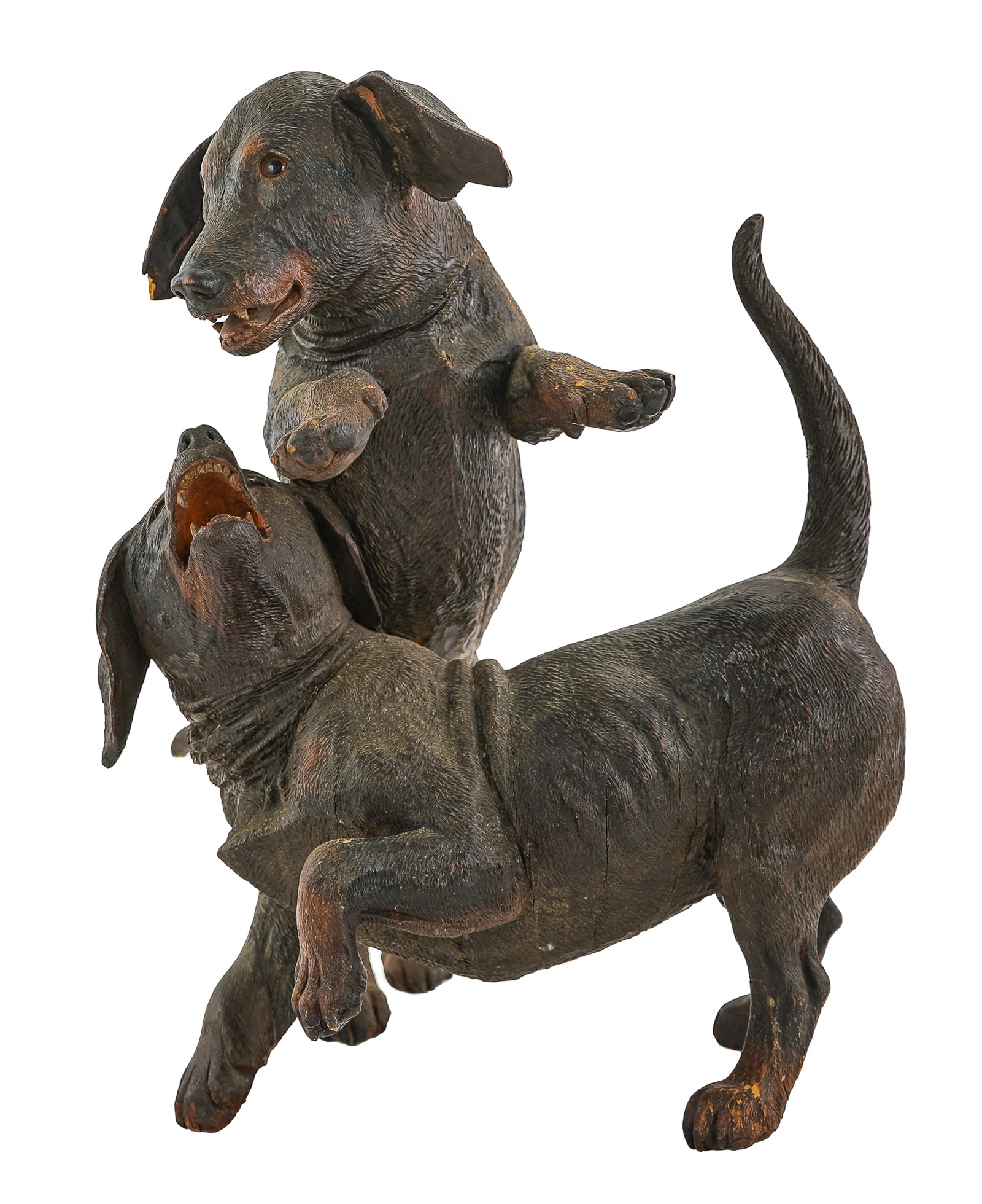 Black Forest Figural Dog Group (1 of 5)