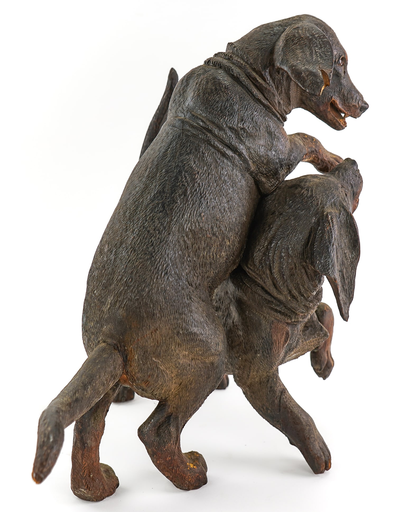 Black Forest Figural Dog Group - 4