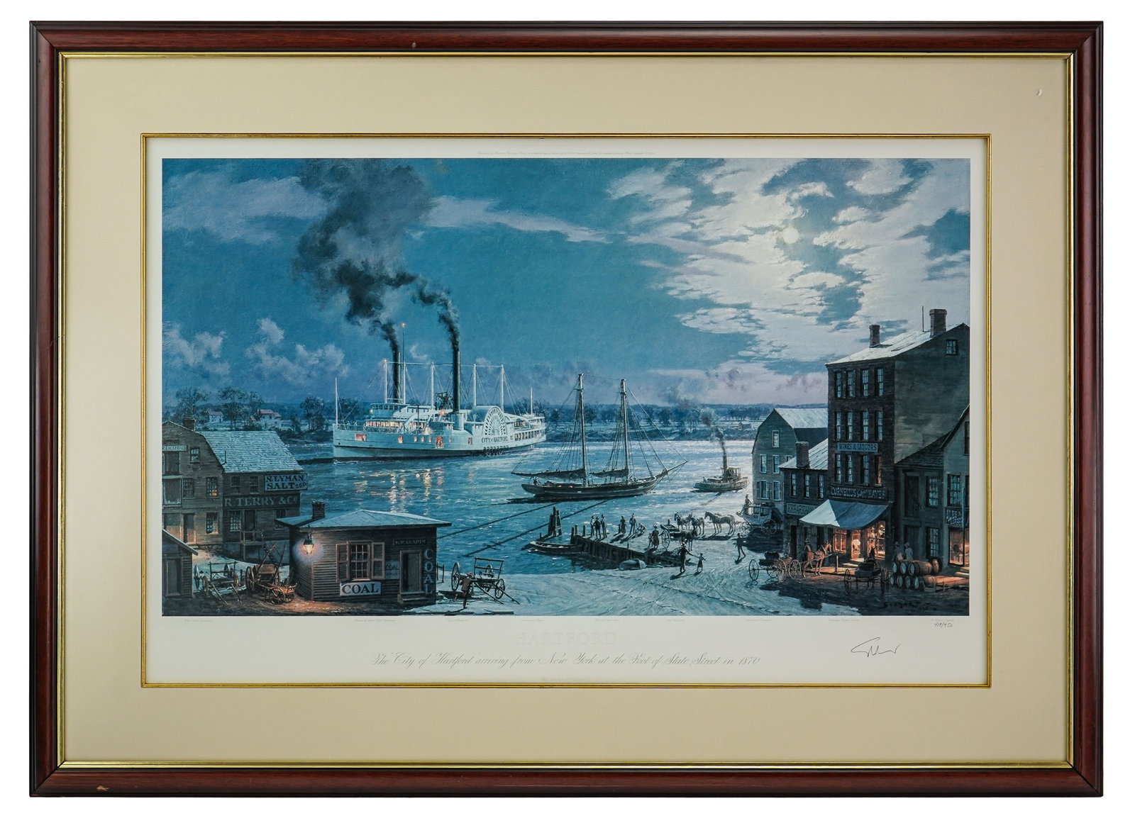John Stobart (EN/AM 1929-) Hartford (1 of 4)