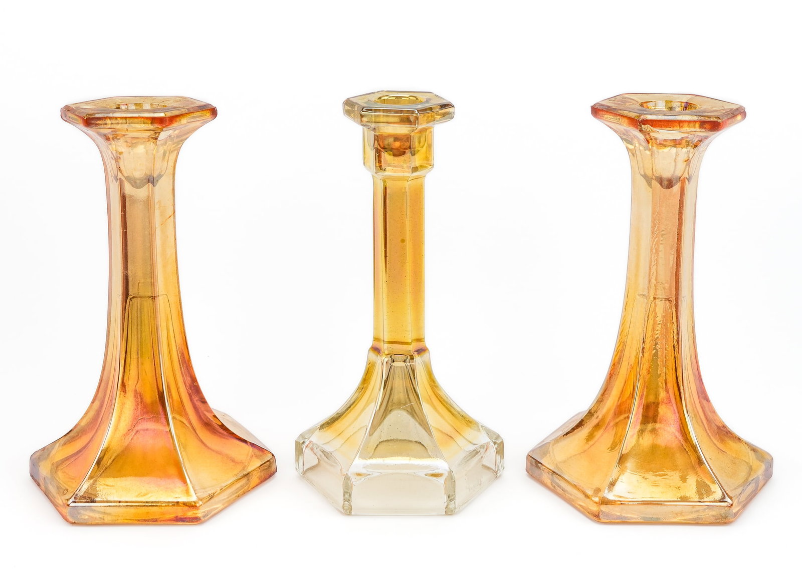 Marigold Carnival Glass Tableware - 3