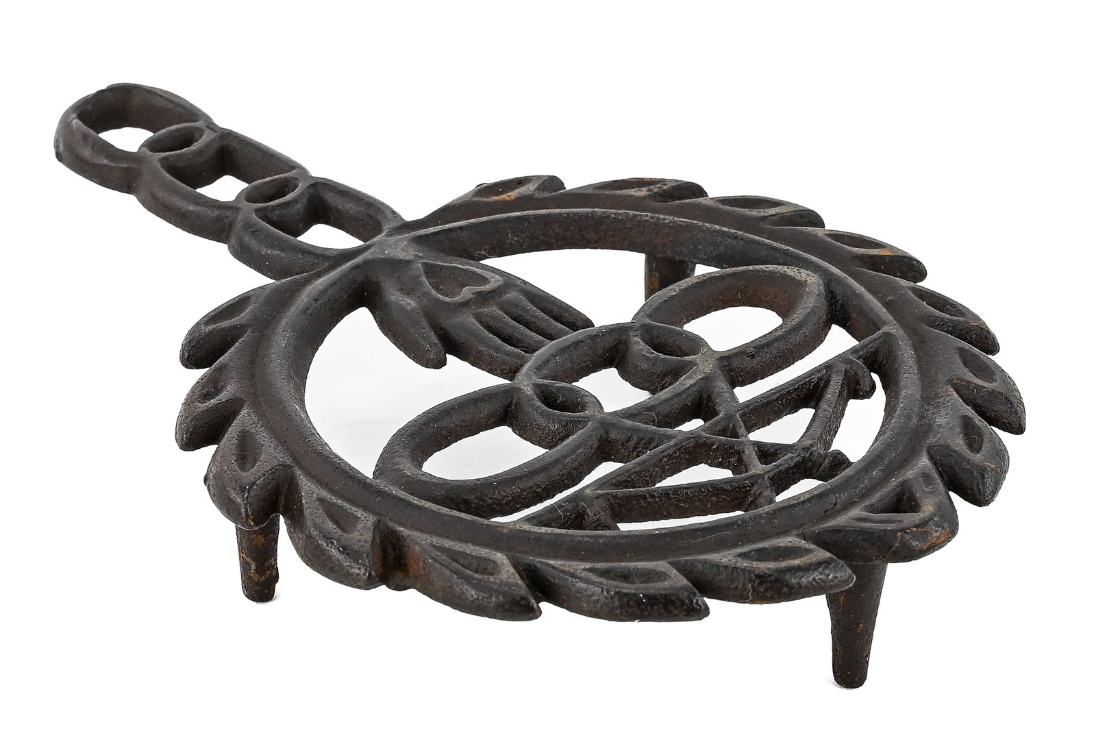 Five Cast Iron and Brass Trivets - 2